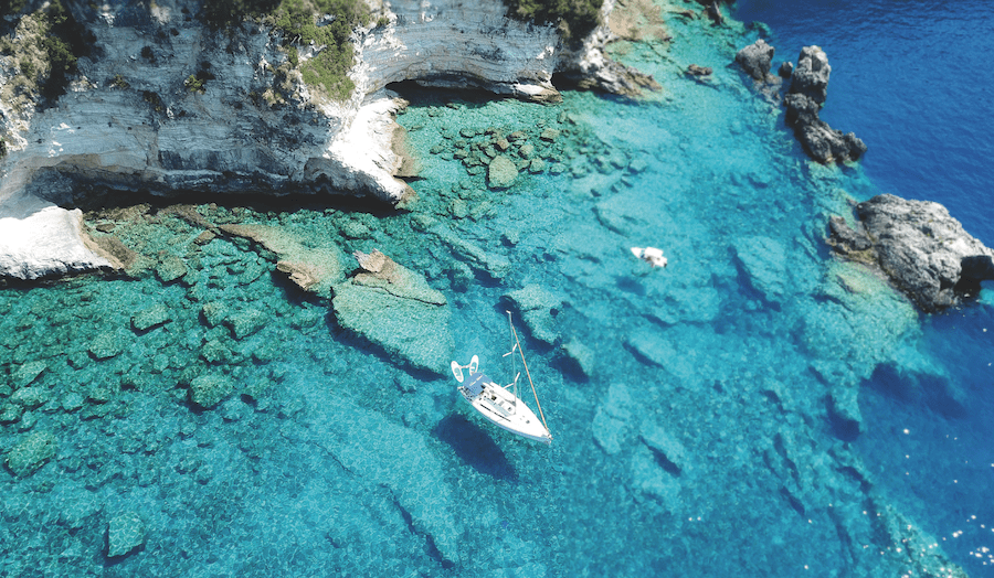 boat vacation in greece - Paxos
