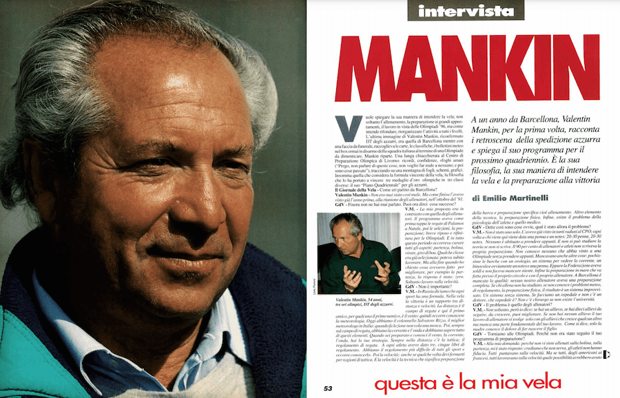 vincere le regate - valentin mankin