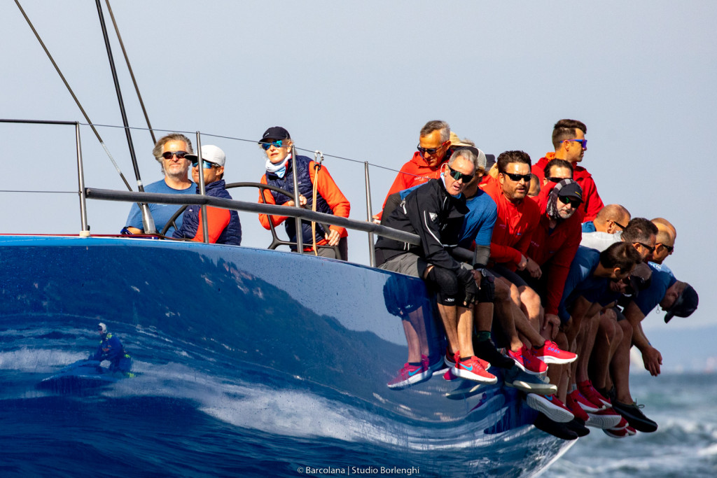 Wendy Schmidt at the helm of Deep Blue Wendy Schmidt at the helm of Deep Blue