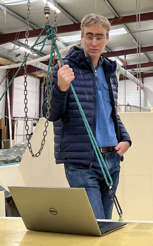 Sam Manuard scow bow Sam Manuard scow bow