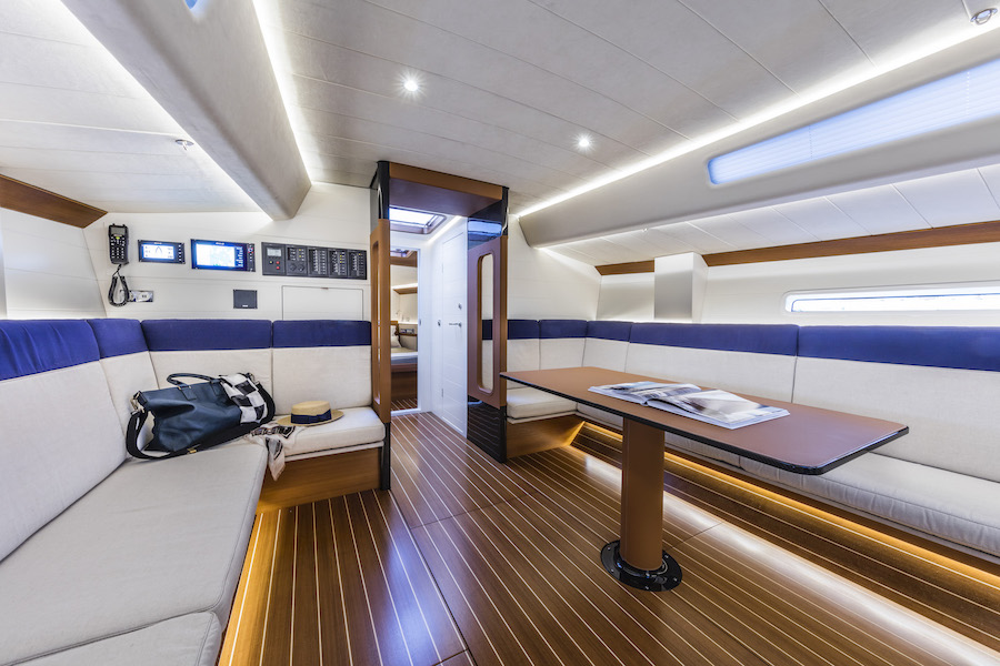 Clubswan 50 interior dinette