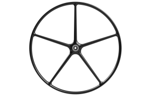 Timone in carbonio 5 razze Carbonautica orizzontale