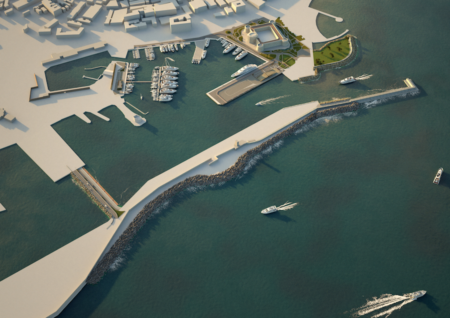 Port of Civitavecchia - 2 copies