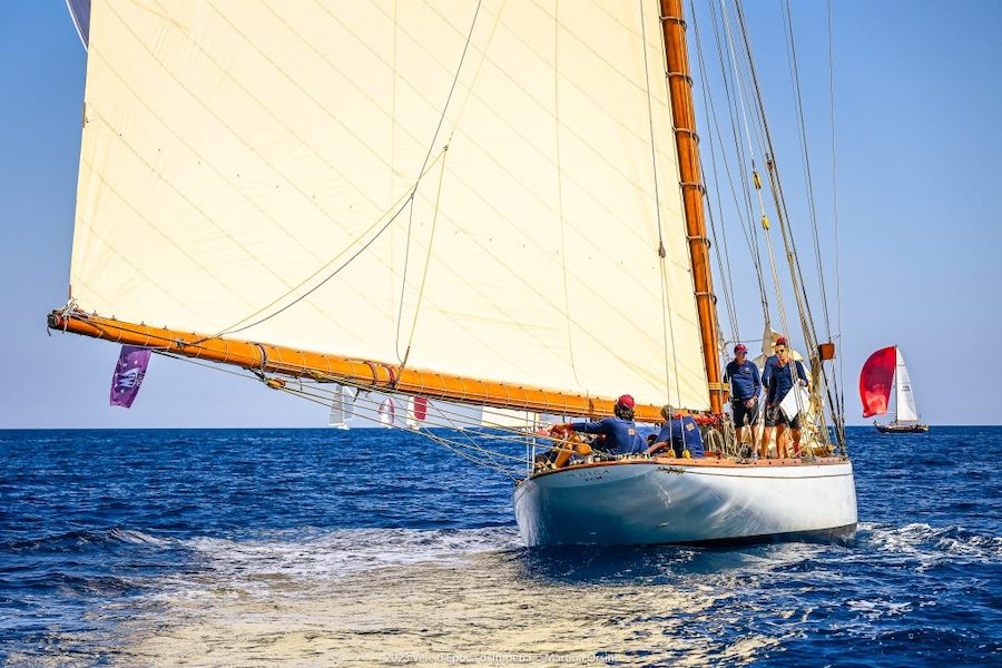 Tuiga at the Vele d'Epoca in Imperia © Martina Orsini