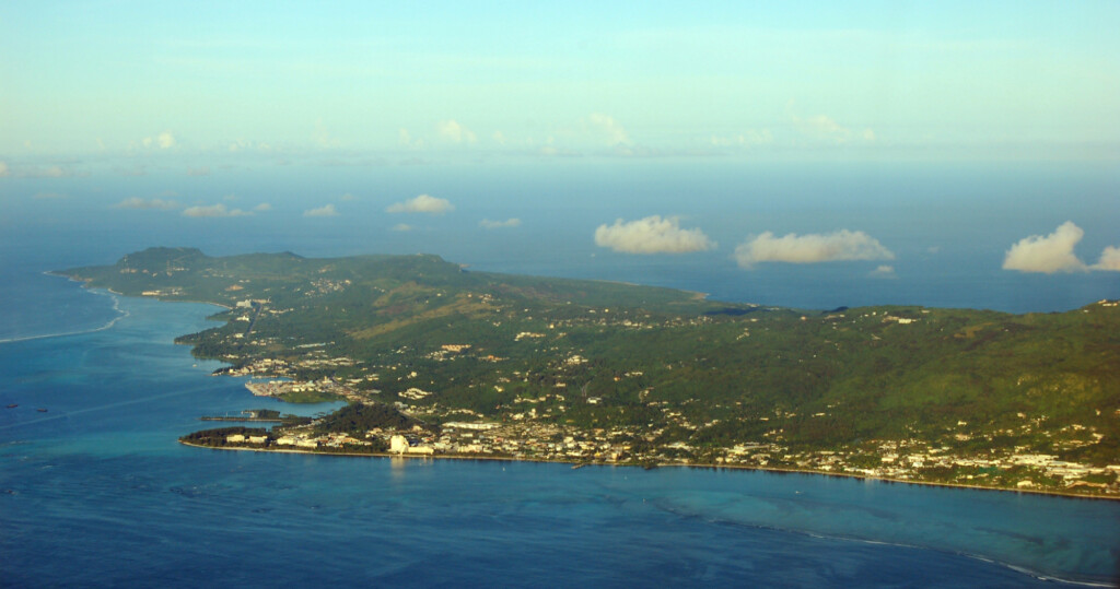 Along the coast of Saipan