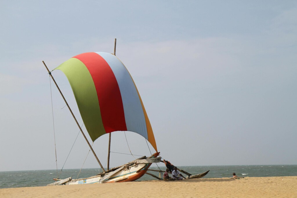 On the coast of Negombo