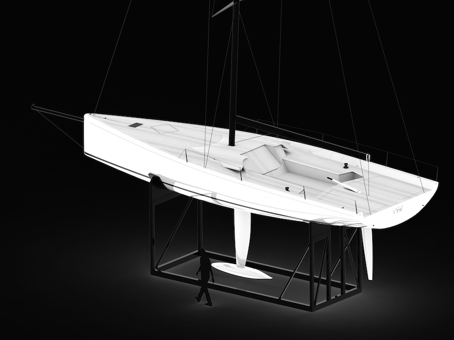 L'Été is Thomas Tison's super daysailer in wood and carbon